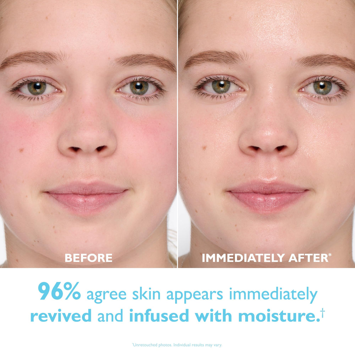 Peter Thomas Roth fine mist spray closeup delivering even hydration and cooling benefit