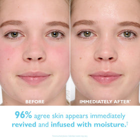 Peter Thomas Roth fine mist spray closeup delivering even hydration and cooling benefit