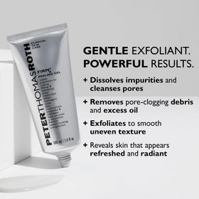 Peter Thomas Roth demonstration of gel rolling action to lift impurities and oil