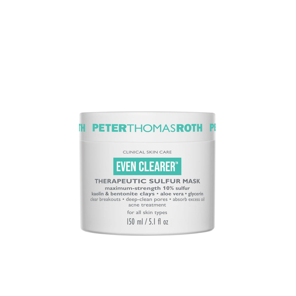 Peter Thomas Roth front packaging showing jar and label, clear product details and benefit