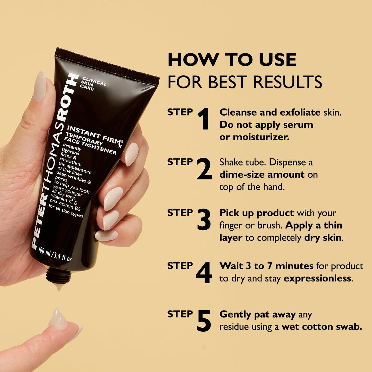 Peter Thomas Roth before and after comparison showing reduced lines benefit