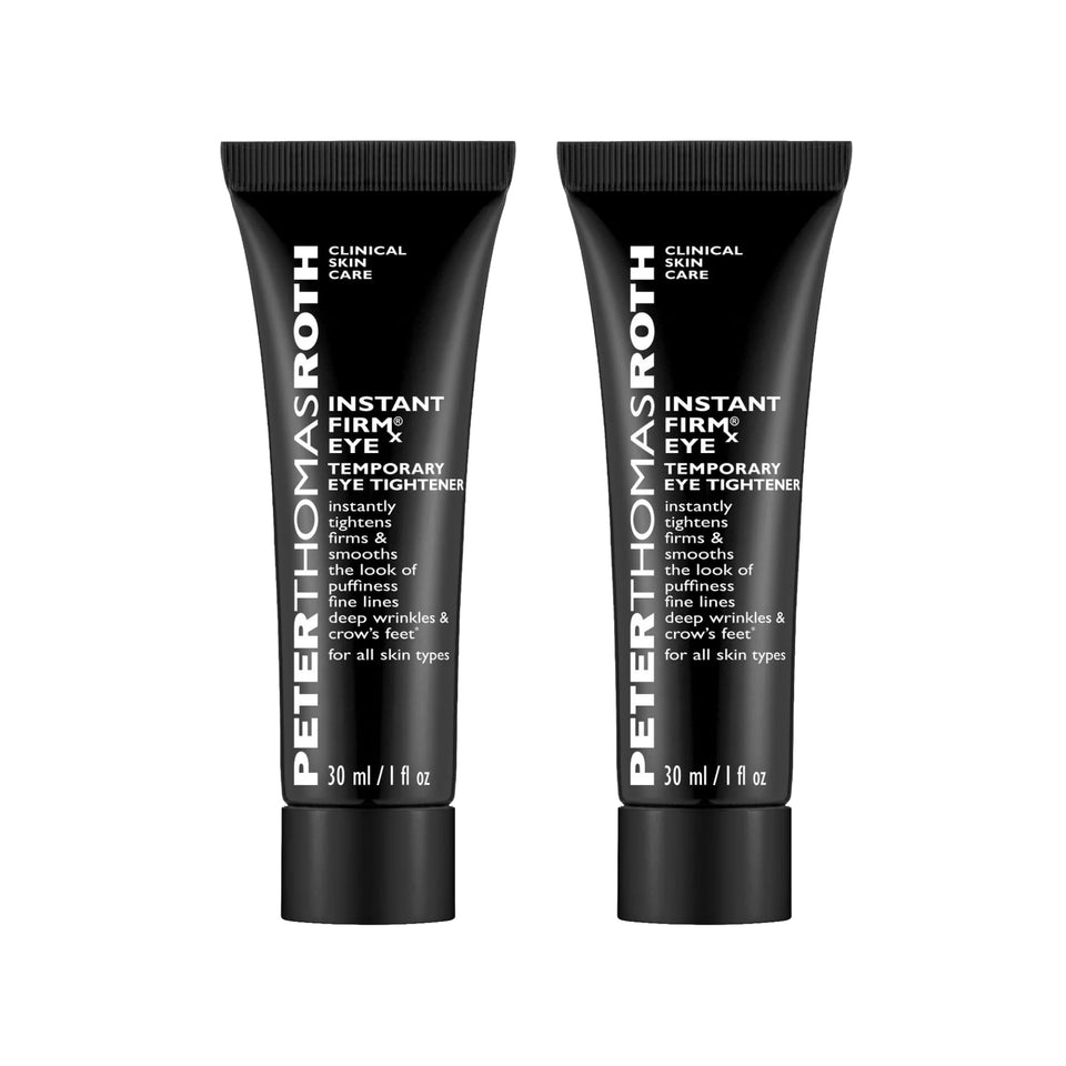 Peter Thomas Roth front packaging showing dual tubes and branding benefit instant smoothing