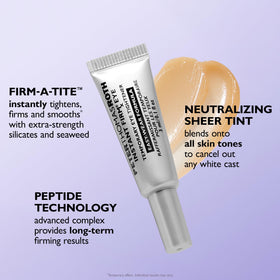 Peter Thomas Roth lifestyle model application showing natural under-eye look