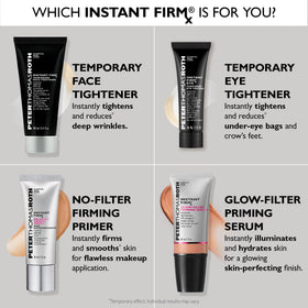 Peter Thomas Roth product laid next to makeup to show layering