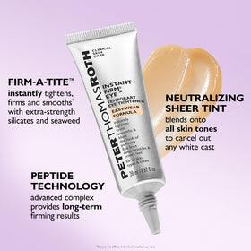 Peter Thomas Roth used under makeup showing no pilling benefit