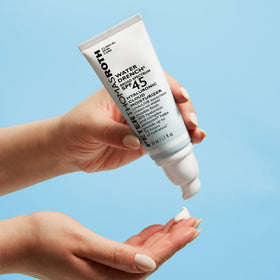 Peter Thomas Roth applied on face in sunny setting showing hydrated protected skin