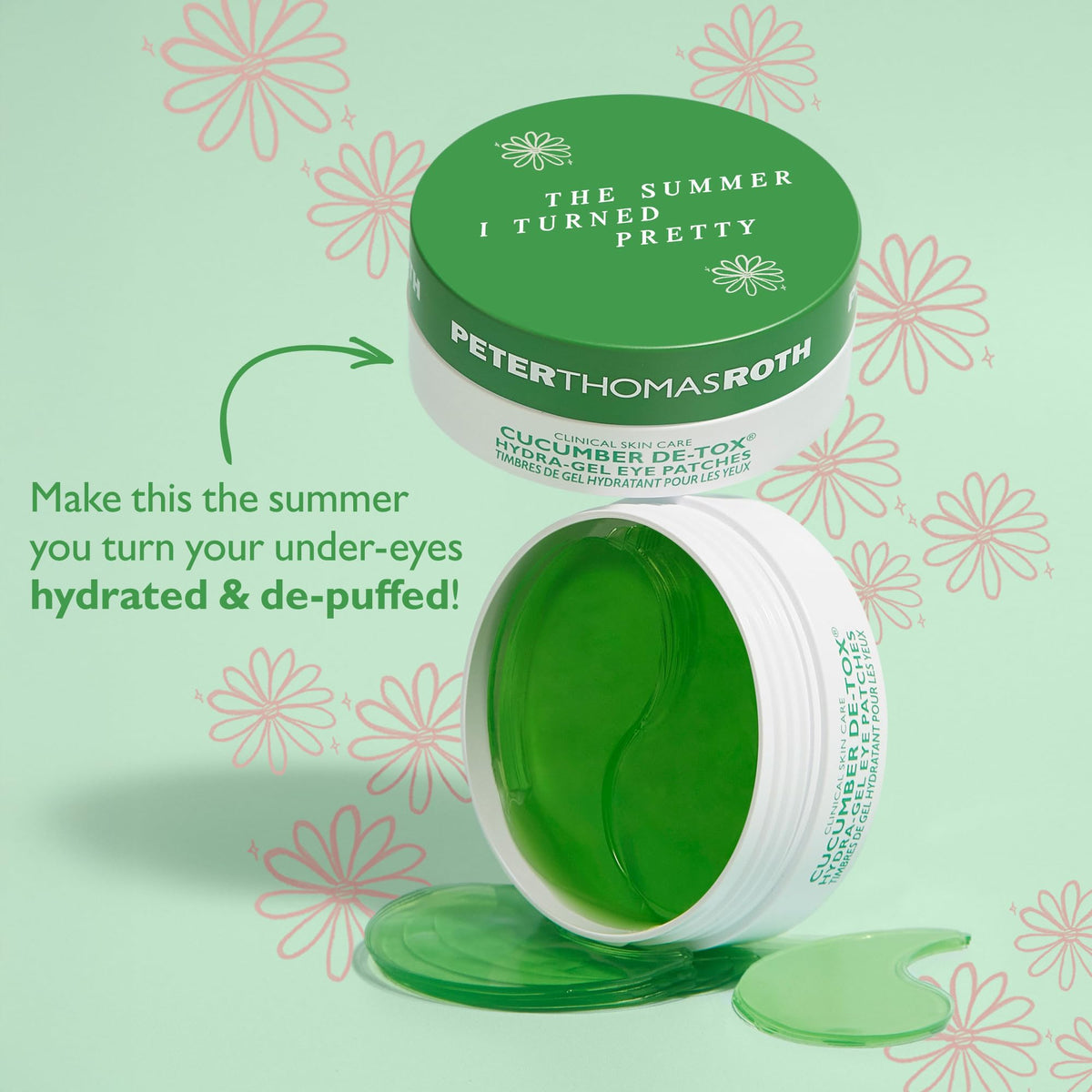 Peter Thomas Roth limited-edition label artwork celebrating The Summer I Turned Pretty with collectible appeal