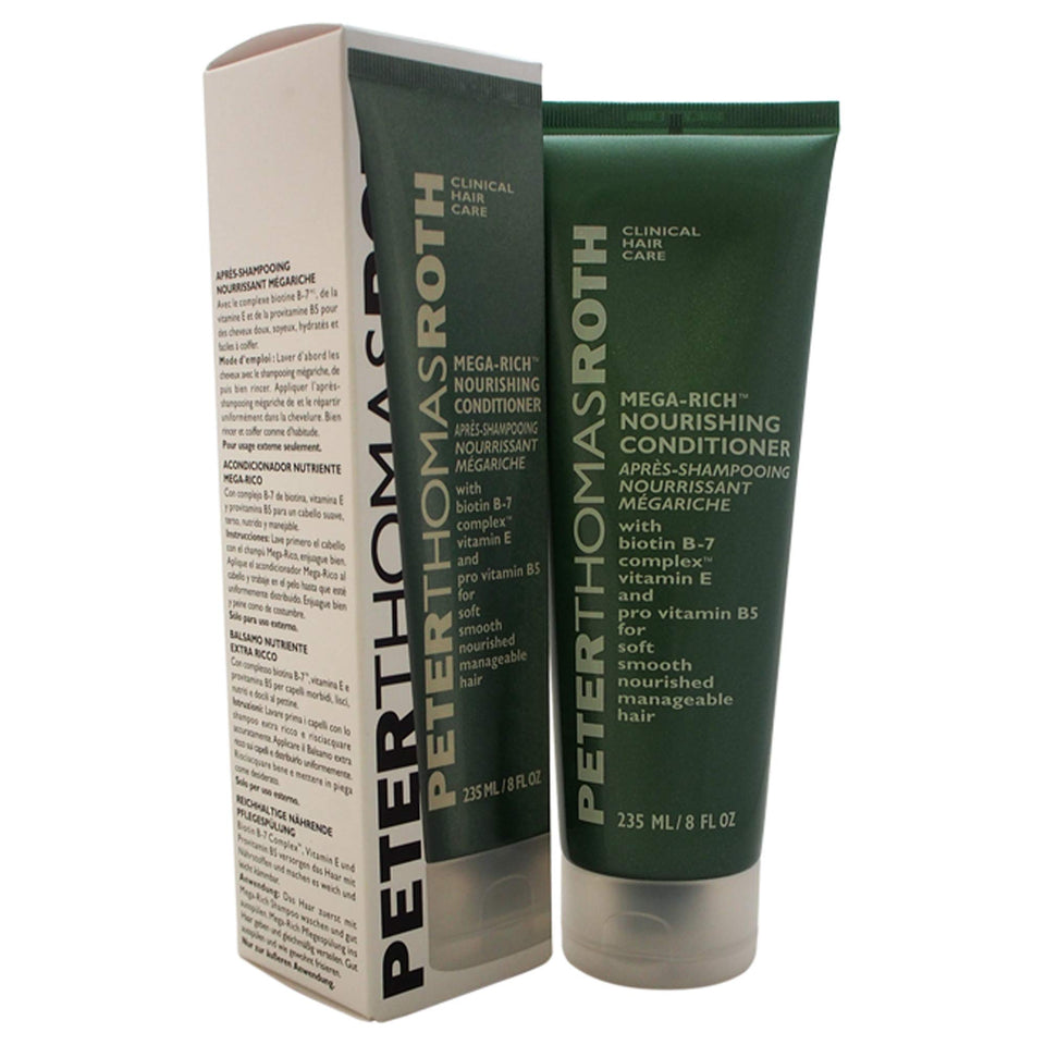 Peter Thomas Roth Mega-Rich front packaging showing bottle and label for easy identification and shelf appeal