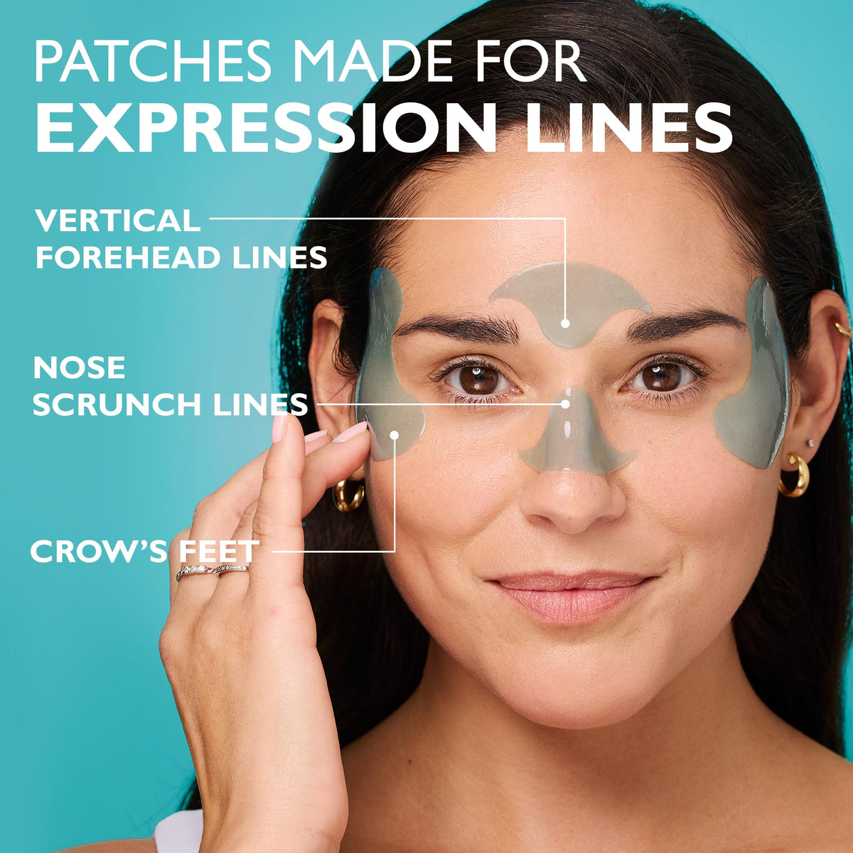 Peter Thomas Roth patch applied at outer eye reducing visible lines