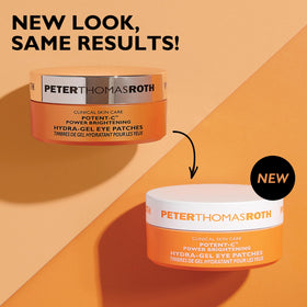 Peter Thomas Roth patches staged with towels for a spa-like brightening moment