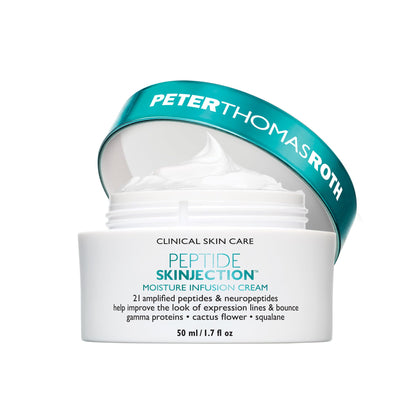 Peter Thomas Roth jar front view shows label and refillable design benefit