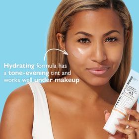 Peter Thomas Roth dispensing product from pump illustrating easy use
