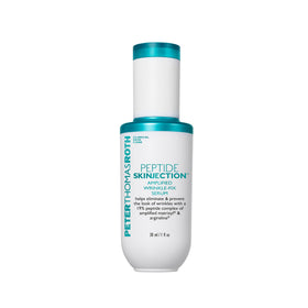 Peter Thomas Roth front packaging showing refillable peptide serum for visible wrinkle reduction
