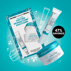 Peter Thomas Roth under-eye cream open jar showing smooth formula to reduce hollowness