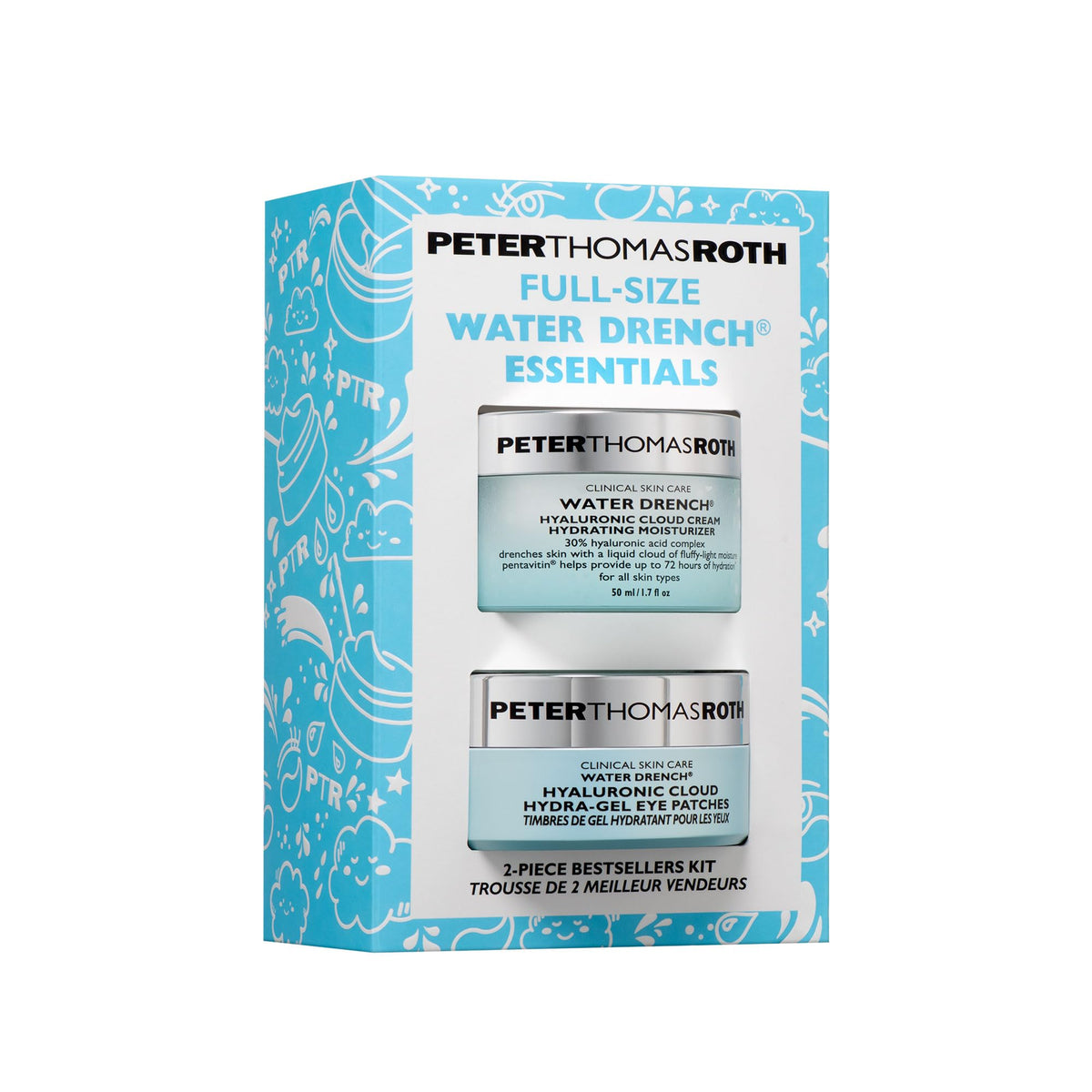 Peter Thomas Roth front packaging showing the full-size kit and benefits