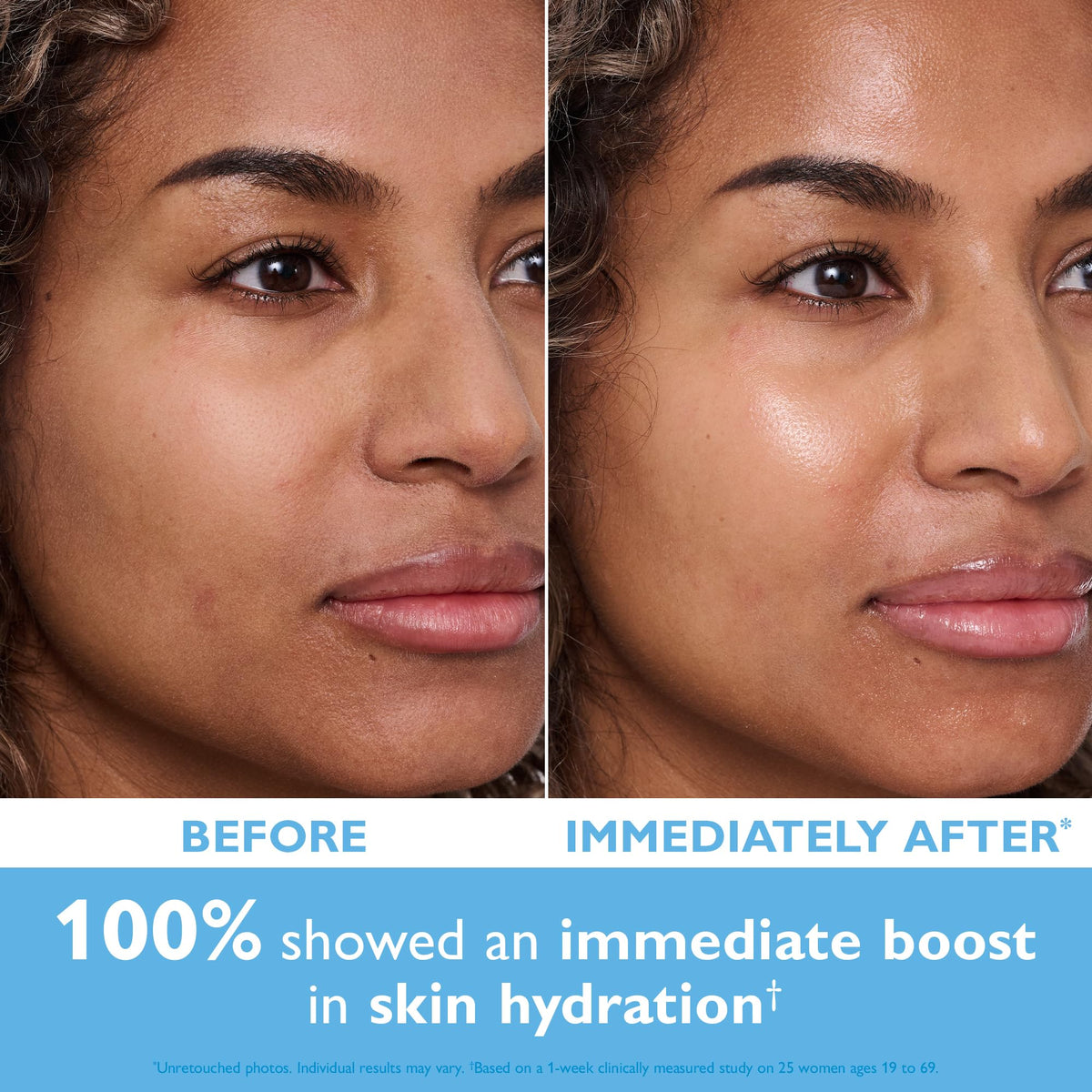 Peter Thomas Roth ingredient graphic highlighting hyaluronic complex benefits