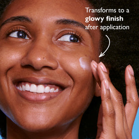 Peter Thomas Roth jar on vanity lifestyle scene conveying daily use benefits