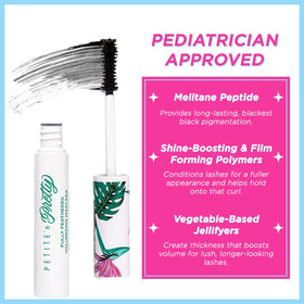 Petite 'n Pretty before and after lashes showing fuller natural-looking lashes benefit