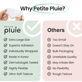 PETITE PLUIE close-up of hydrogel texture demonstrating soft elasticity