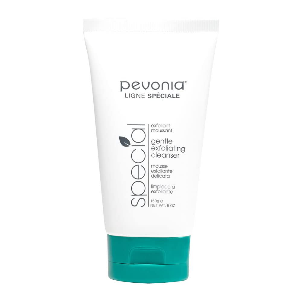 Pevonia front packaging showing cleanser jar and smooth skin benefit