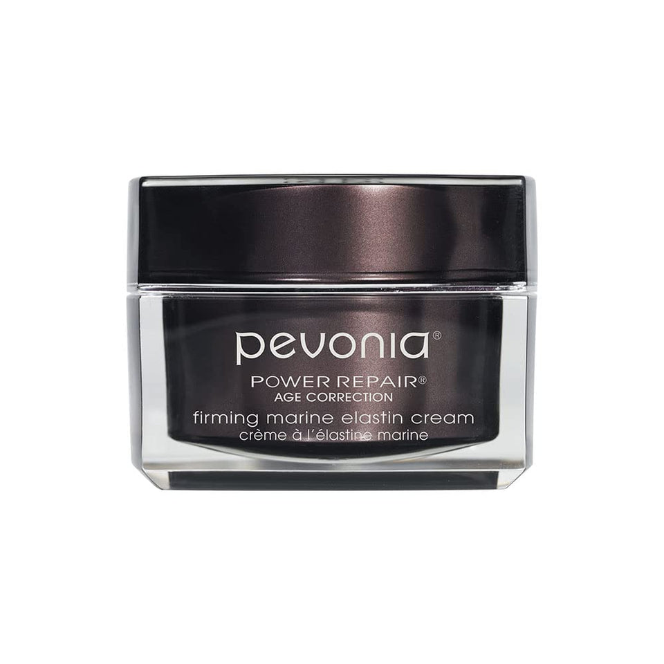 Pevonia jar front label showing product and firming pore-refine benefit