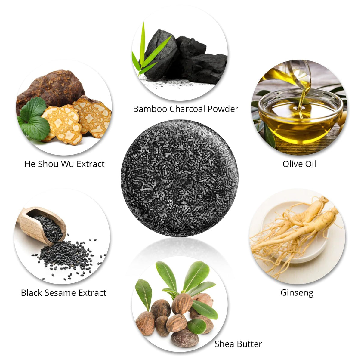 pewatul close-up of black soap texture highlighting natural pigments