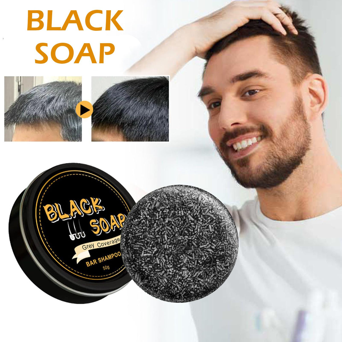 pewatul woman washing hair with bar for gentle cleansing and moisture