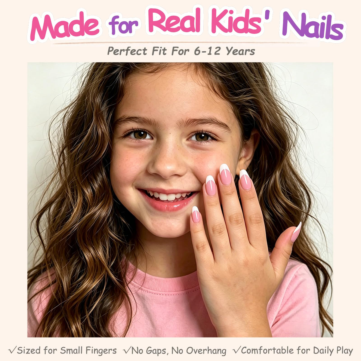 PGELXON nails spread layout with five sets visible for quick size selection benefit organization
