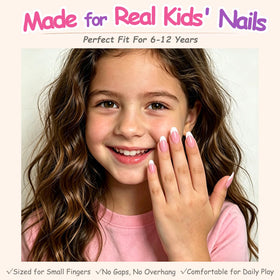 PGELXON nails spread layout with five sets visible for quick size selection benefit organization