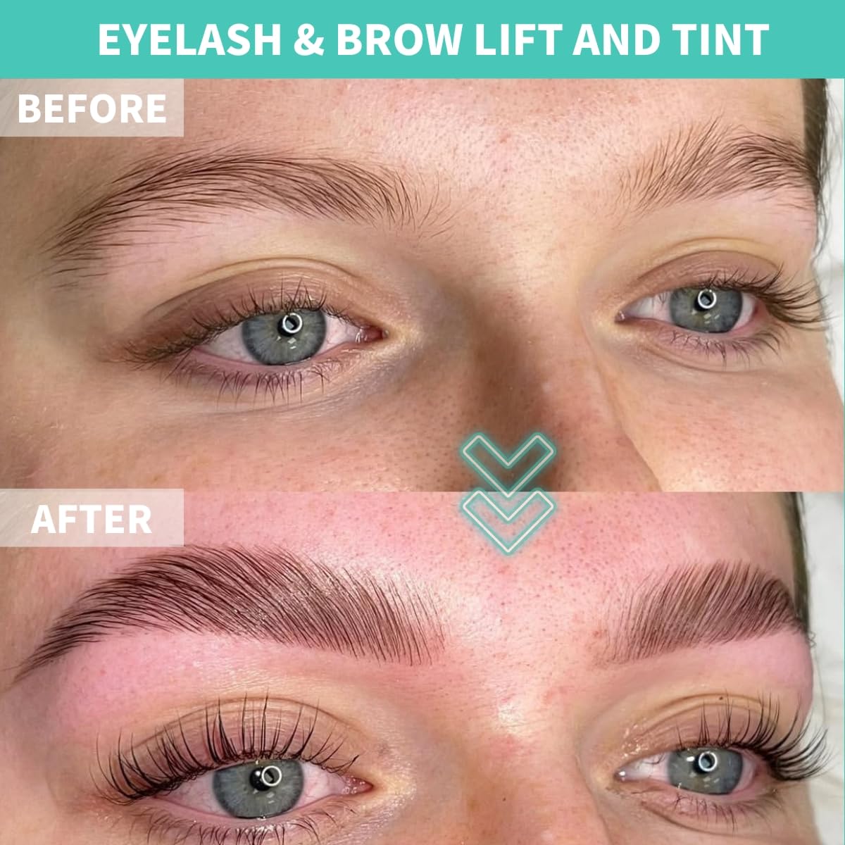 Phaedra model getting lash lift to show instant curl and definition