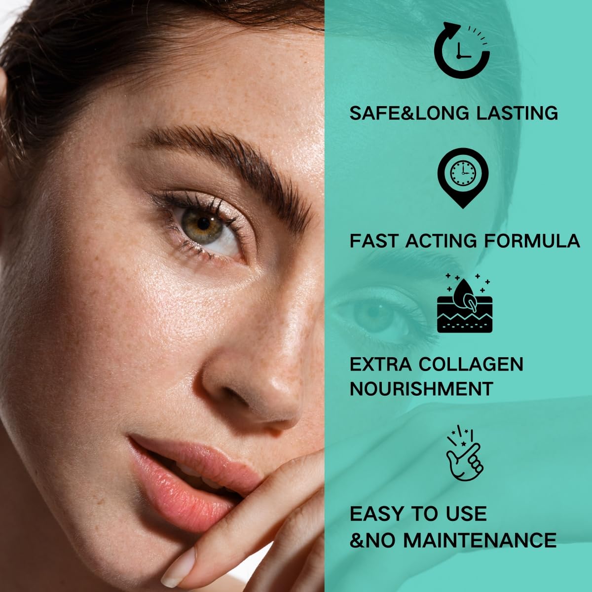 Phaedra open kit with solutions and applicators for easy use