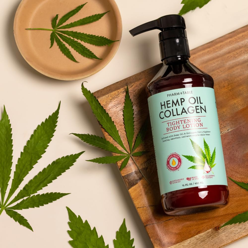 PHARM TO TABLE lotion texture close-up showing creamy consistency and quick absorption