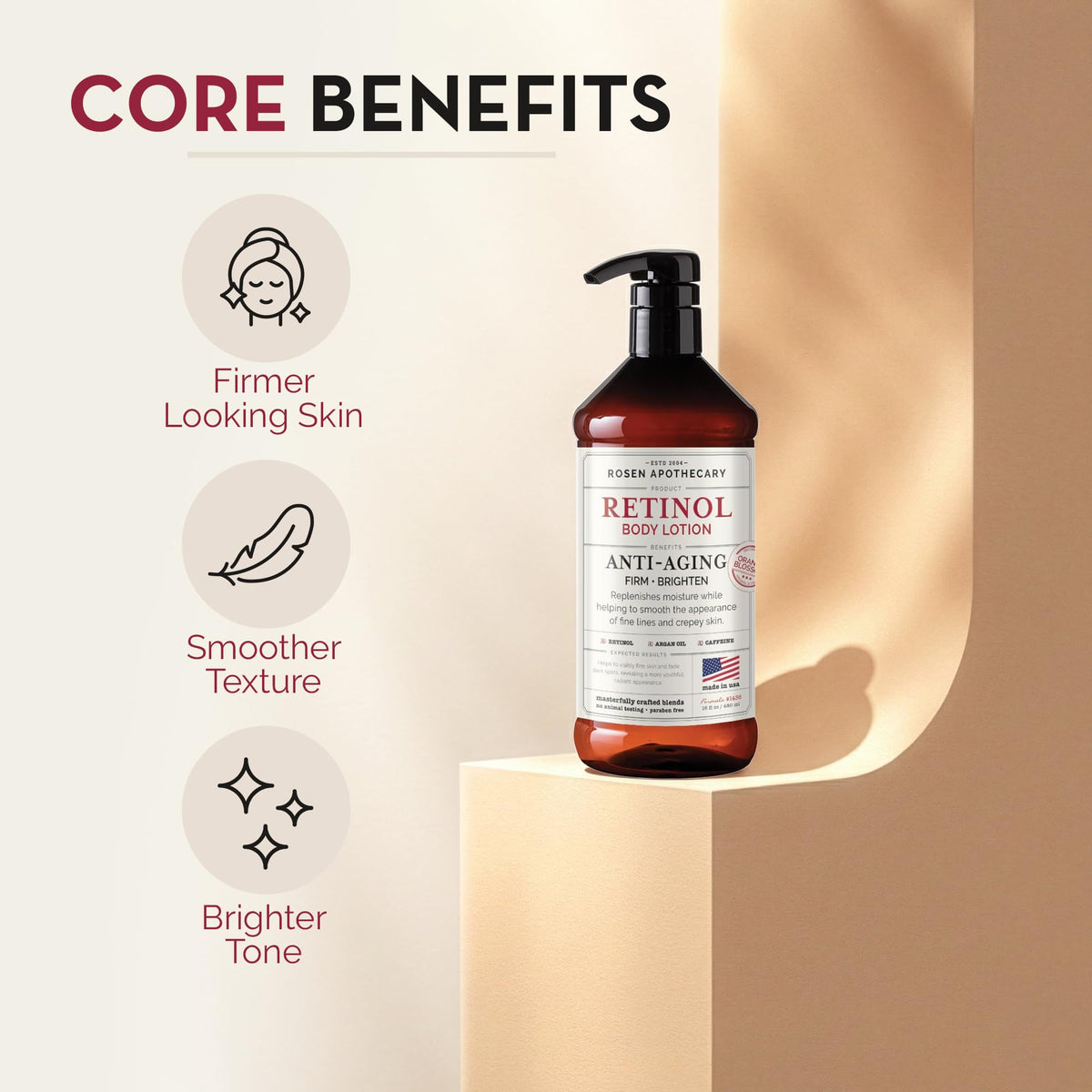 PHARM TO TABLE creamy lotion texture close-up showing rich hydration
