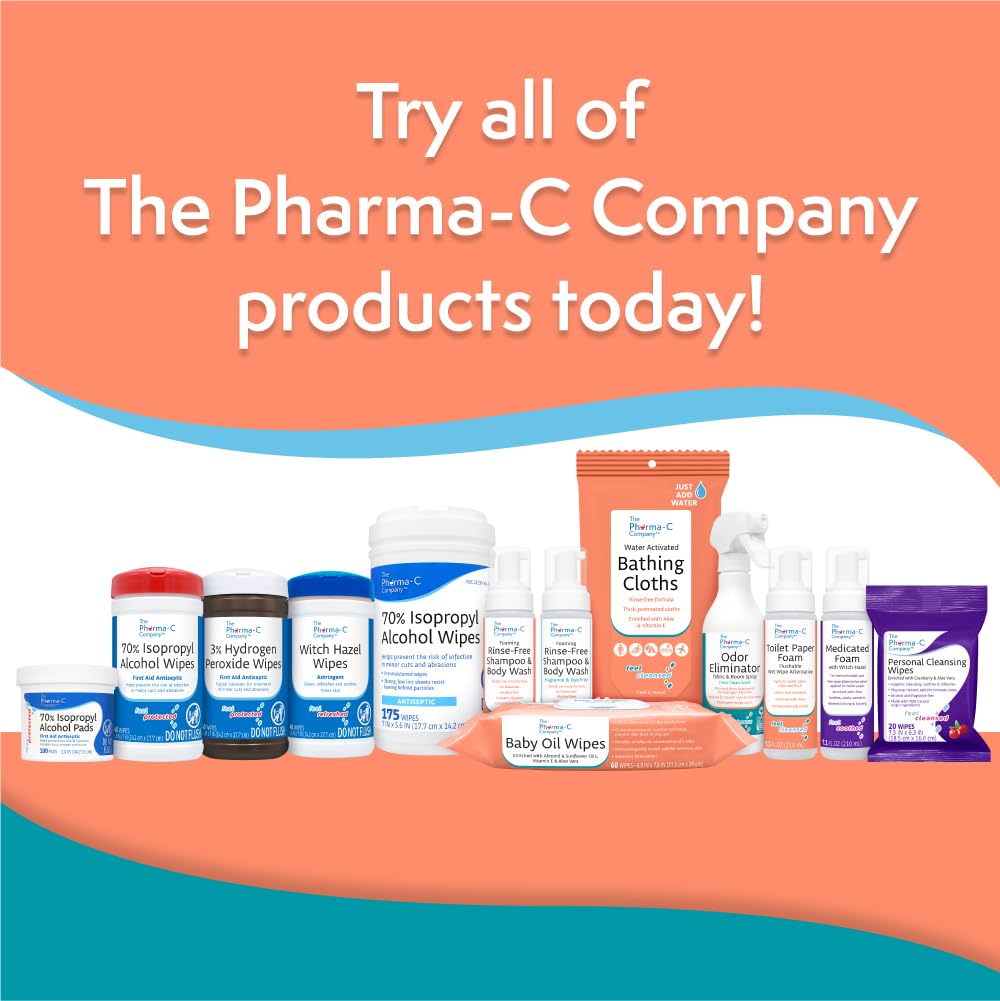 The Pharma-C Company used outdoors after hiking showing portable clean-up benefit
