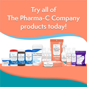 The Pharma-C Company used outdoors after hiking showing portable clean-up benefit