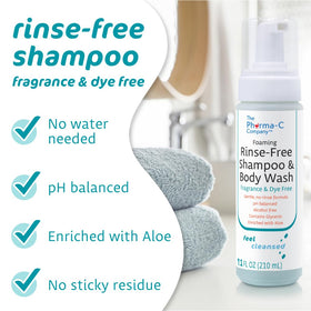 The Pharma-C Company used by caregiver at bedside illustrating convenient care benefit