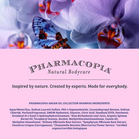 Pharmacopia recycled bottle symbol showing eco-friendly packaging benefit