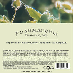 Close-up of Pharmacopia bottle plastic texture showing 100% PCR recycled packaging