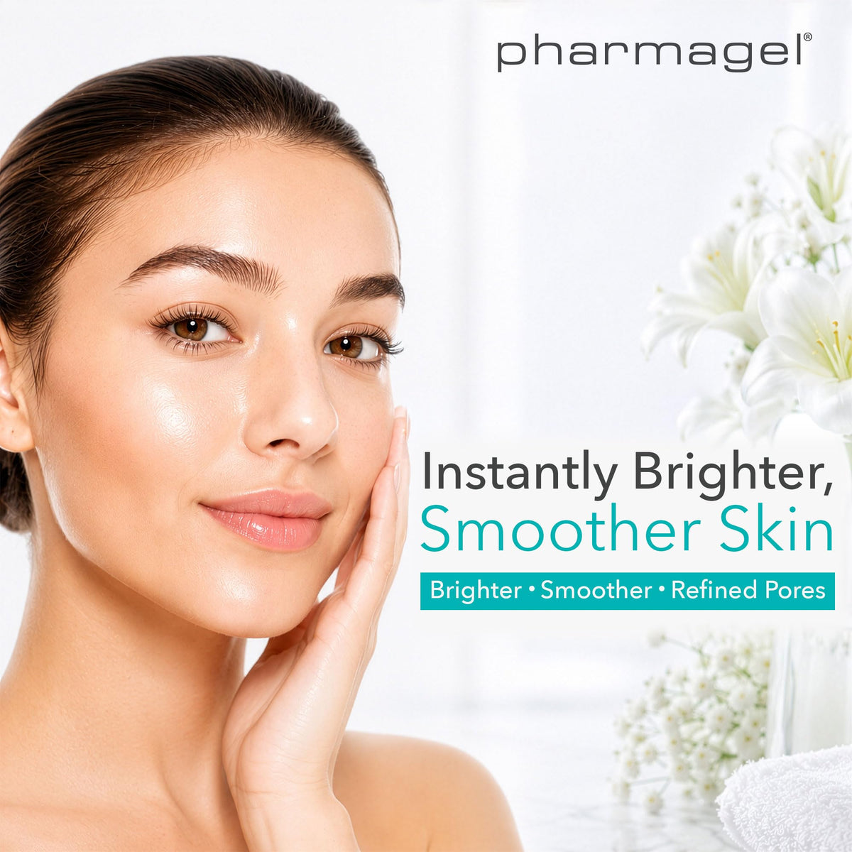 Pharmagel ingredients label highlighting papaya enzyme and soothing agents