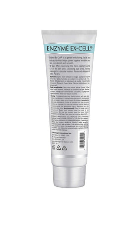 Pharmagel Enzyme Ex-Cell texture close-up with walnut grains and papaya enzymes for gentle exfoliation