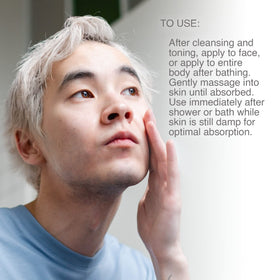 Pharmagel Firma Derm applied to neck and décolletage illustrating firmer, toned appearance