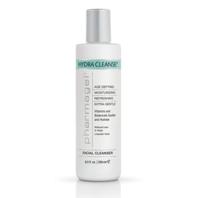 Pharmagel front packaging showing bottle and product name, clear brand hydration benefit
