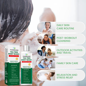 PHARMBANNER texture foam detail highlighting creamy lather and gentle cleansing