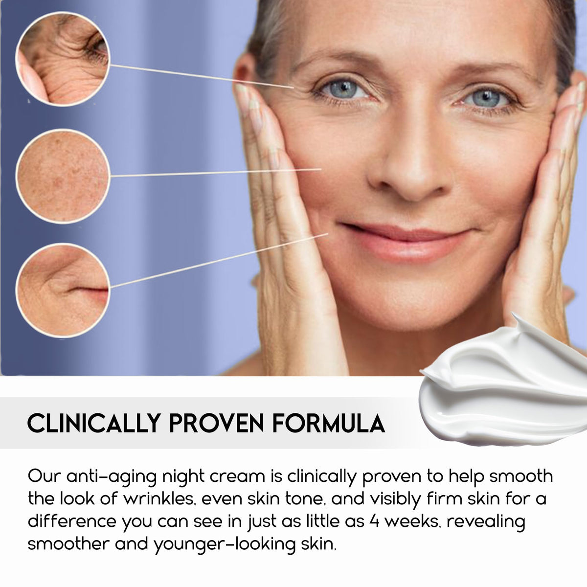 Pharmlitalia application during nighttime routine showing even coverage for overnight repair