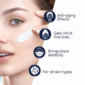 Pharmlitalia cream texture closeup demonstrating rich hydration and quick absorption