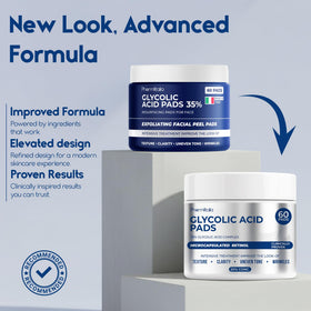 Pharmlitalia lifestyle image in bathroom routine emphasizing at-home peel simplicity