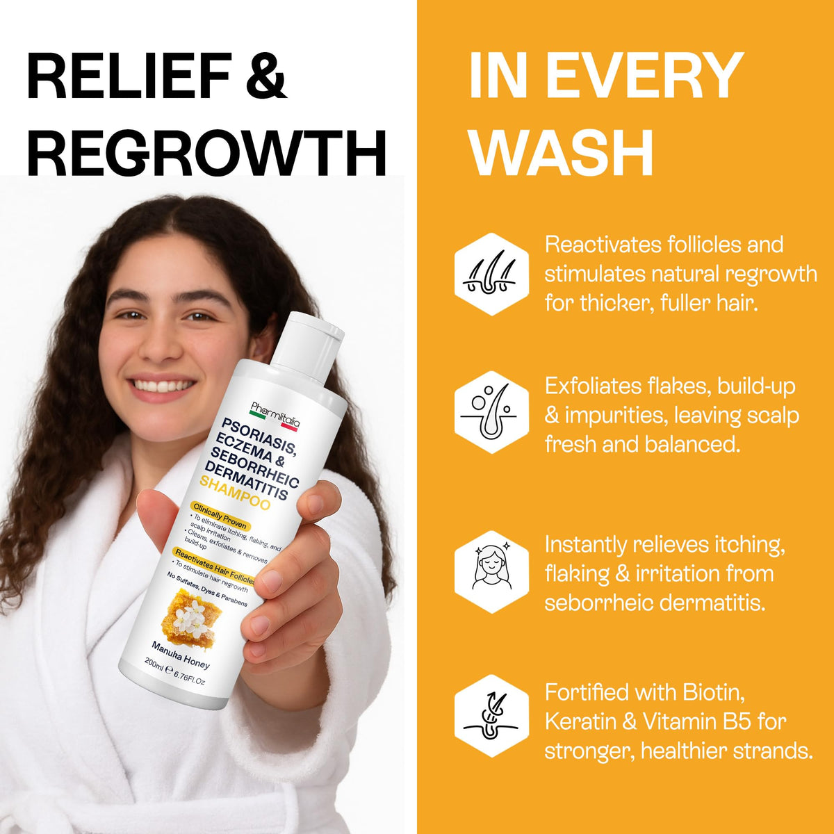 Pharmlitalia label detail highlighting salicylic acid concentration and ingredients