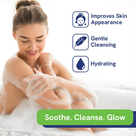 pHat 5.5 applied to hands for face cleanse demonstrating gentle use