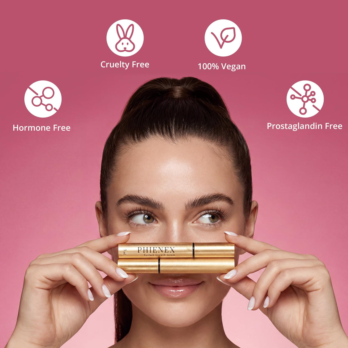 phienex ingredients label detail emphasizing peptide and botanicals