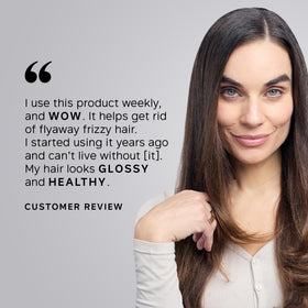 PHILIP KINGSLEY Elasticizer applied to damp hair demonstrating easy pre-shampoo use